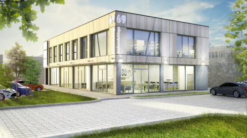 BUDOWA BUDYNKU BIUROWEGO Z CZĘŚCIĄ USŁUGOWĄ